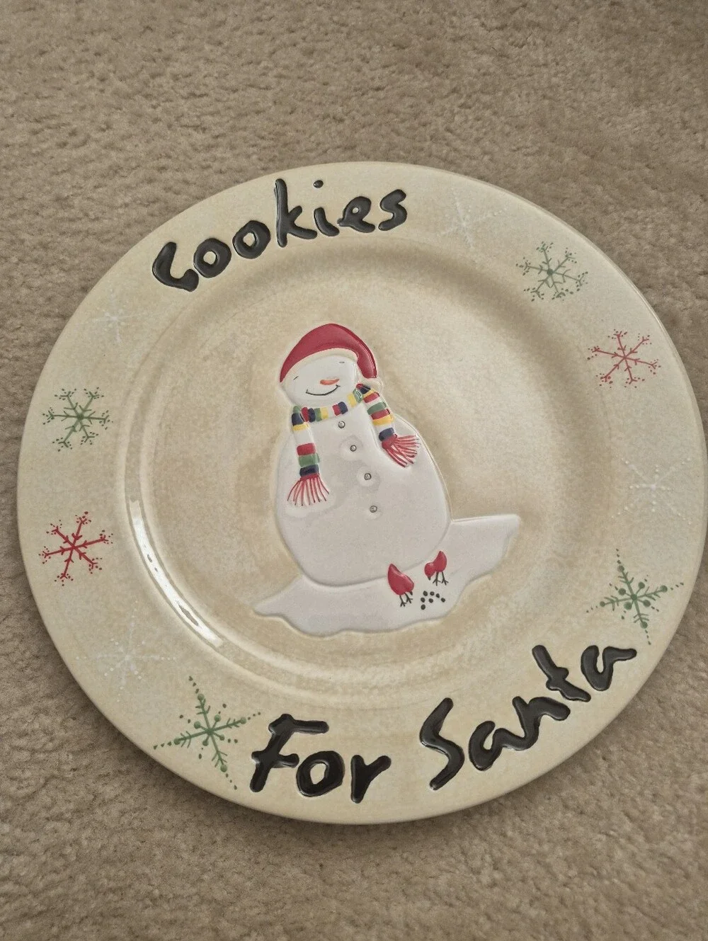 Cookies For Santa Plate